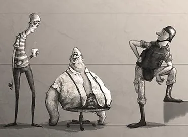 Final character design - made by Ditte Ludvigsen