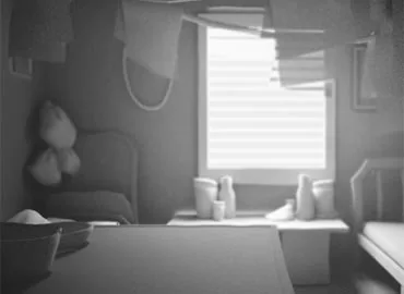 Early concept art of the apartment - made by Ditte Ludvigsen