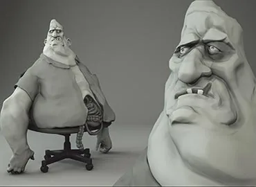 3D sculpt of Don for looktest - made by Morten Lassen